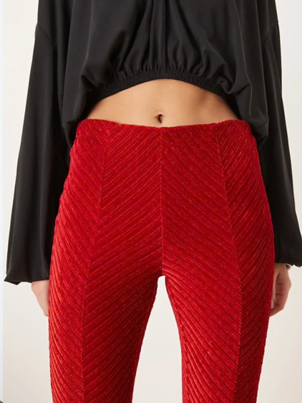 Free People Penny pull-on velvet flare pants